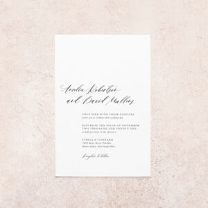 Provence wedding invitation